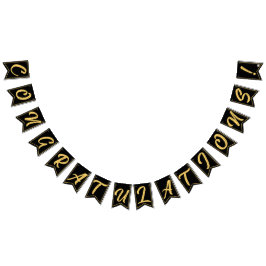 Geslaagd partij Bunting vlag Vlaggetjes