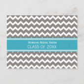 Geslaagd Party Invitation Briefkaart Chevron (Voorkant)