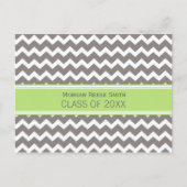 Geslaagd Party Invitation Briefkaart Chevron (Voorkant)