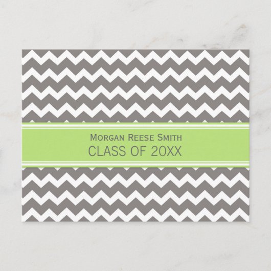Geslaagd Party Invitation Briefkaart Chevron (Voorkant)