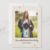 Geslaagd Party Invitation Sjabloon (5x7") Kaart (Achterkant)