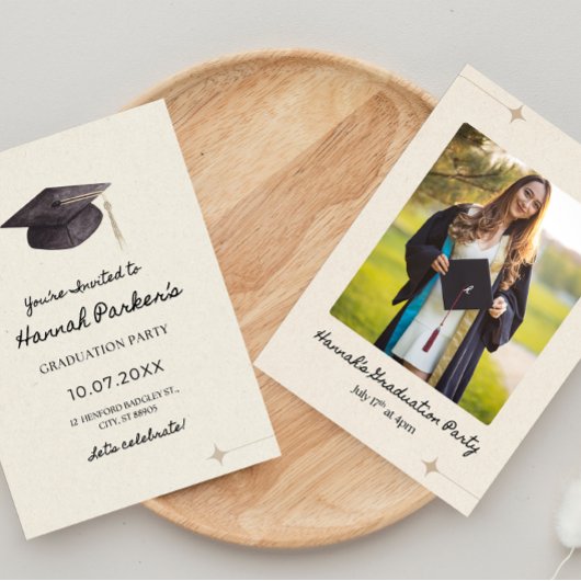 Geslaagd Party Invitation Sjabloon (5x7") Kaart