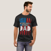 Geslaagd postpersoneel geslaagd Mailman Retirement T-shirt (Voorkant volledig)