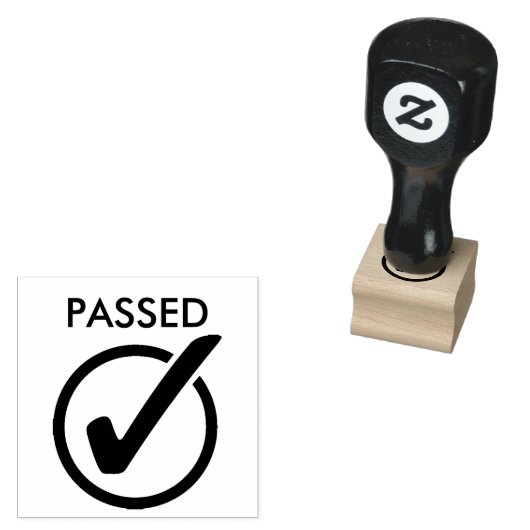 GESLAAGD RUBBERSTEMPEL (Gestempeld)