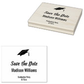 Geslaagd voor afstuderen De Sjabloon Tekst datum o Rubberstempel (Gestempeld)