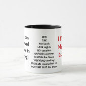 Geslaagd voor CPA examens! Accountant Examen Pass  Mok (Midden)