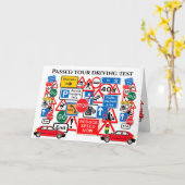 Geslaagd voor je rijexamen ~ Gefeliciteerd! Kaart (Gele Bloem)