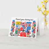 Geslaagd voor je rijexamen ~ Gefeliciteerd! Kaart (Gele Bloem)