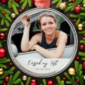 Geslaagd voor rijexamen Gefeliciteerd Foto Keepsak Metalen Ornament