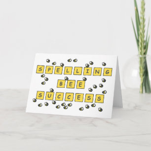 Geslaagd voor spellingsucces kaart
