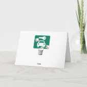 Geslaagd voor uw rijexamen - gefeliciteerd! Kaart (Achterkant)