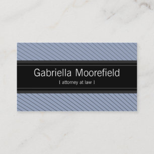 Geslaagde Black Blue Law Attorney Visitekaartjes