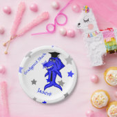 Geslaagde haai papieren bordje (Feest)