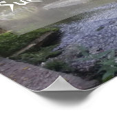 Geslaagde wijsheid gezegde bridge foto poster (Hoek)