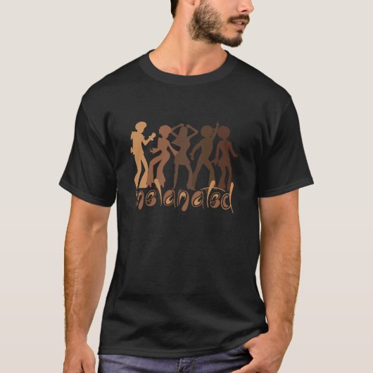 Geslaagde zwarte geschiedenis t-shirt (Voorkant)