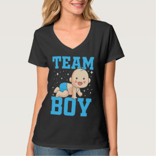 Geslacht Aankondiging Team Jongen Baby Feest Onthu T-shirt