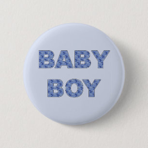 Geslacht Baby Boy Team Ronde Button 5,7 Cm