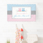 Geslacht Banner-Blue en roze kieuwen Spandoek (Insitu)