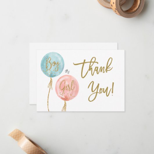 Geslacht: bedankt notitiekaartje (Voorkant / Achterkant in situ)