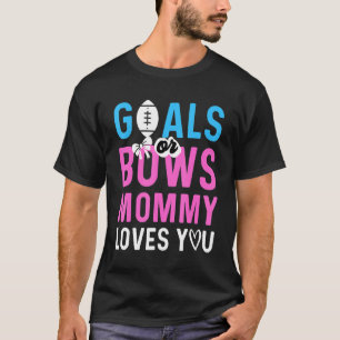 Geslacht behaalt doelen of bogen mama houdt van je t-shirt