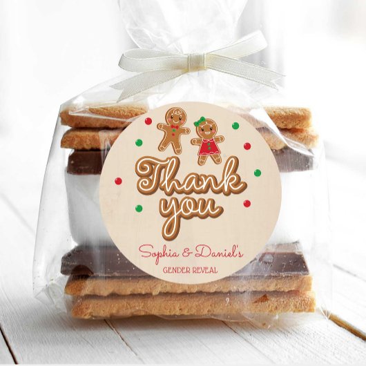 Geslacht Bevrijd Telkens weer - Gingerbrood Ronde Sticker