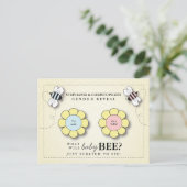 Geslacht bij bijen Ruiten Scratcher Game Post Briefkaart (Staand voorkant)