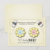 Geslacht bij bijen Ruiten Scratcher Game Post Briefkaart (Voorkant / Achterkant)