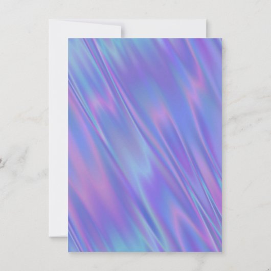 Geslacht | Blauw roze Hij of zij gedicht Kaart (Achterkant)