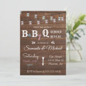 Geslacht BQ Rustic Wood Kaart (Staand voorkant)