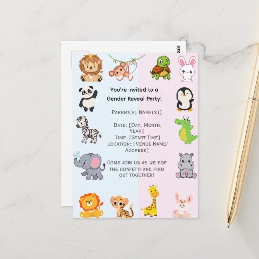 Geslacht Briefkaart (Voorkant / Achterkant in situ)