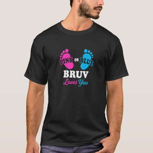 Geslacht Brugv Baby shower Brother T-shirt (Voorkant)