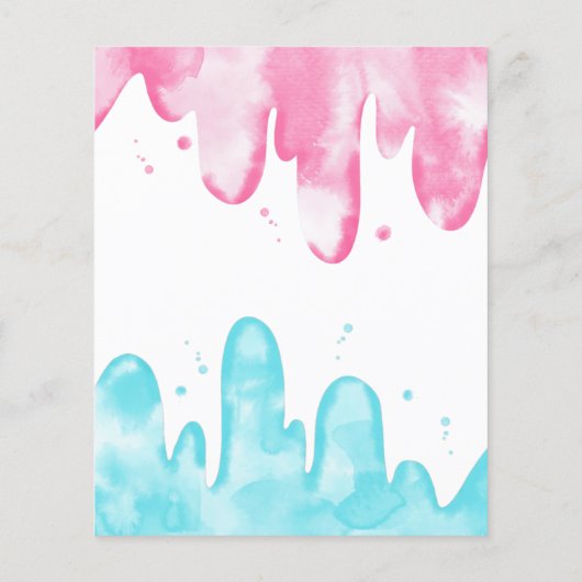 Geslacht De naam van Ice Cream-Baby Shower Game we (Achterkant)