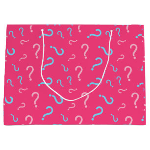 Geslacht Fuchsia Gift Bag Groot Cadeauzakje