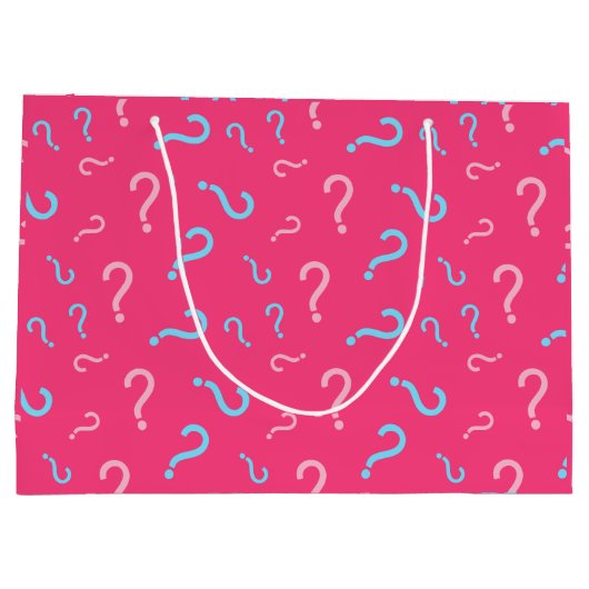 Geslacht Fuchsia Gift Bag Groot Cadeauzakje (Achterkant)