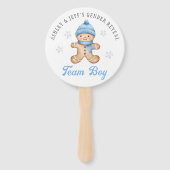 Geslacht Gingerbread onthult stemmen Handwaaier (Achterkant)