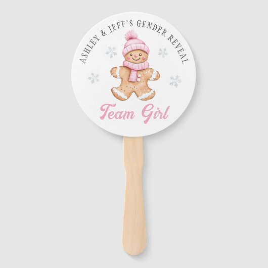 Geslacht Gingerbread onthult stemmen Handwaaier (Voorkant)