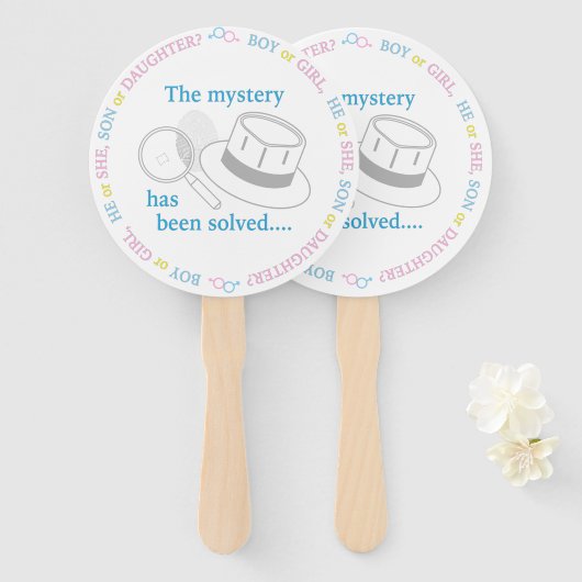 Geslacht Handwaaier (Voorkant en achterkant)