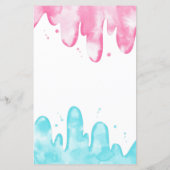 Geslacht Ice Cream Baby Word Scramble Game (Achterkant)