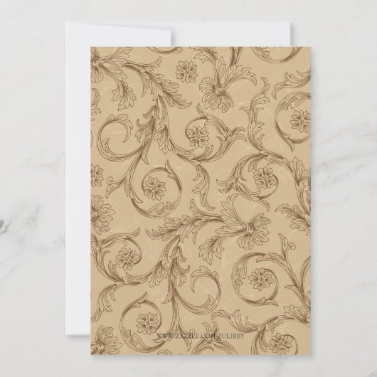 Geslacht in blauwe en rode landen onthullen uitnod kaart (Achterkant)