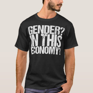 Geslacht in deze economische premie t-shirt