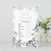 Geslacht in winterdieren Ontdek woordbreker (Staand voorkant)