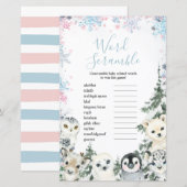 Geslacht in winterdieren Ontdek woordbreker (Voorkant / Achterkant)