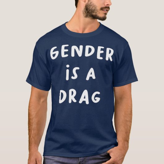 Geslacht is een Belemmering Transgender Queen LGBT T-shirt (Voorkant)