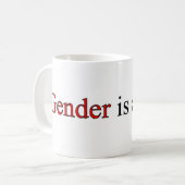 Geslacht is een mythe-Mok Koffiemok (Voorkant links)
