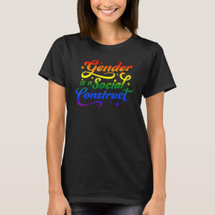 Geslacht is een sociaal bouwwerk dat niet-bindend t-shirt