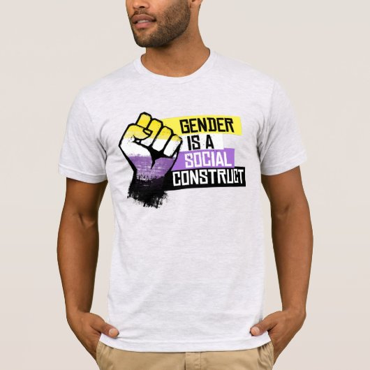 Geslacht is een sociale constructie t-shirt (Voorkant)