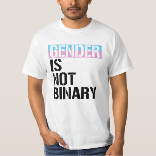 Geslacht is niet binair t-shirt
