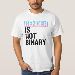 Geslacht is niet binair t-shirt