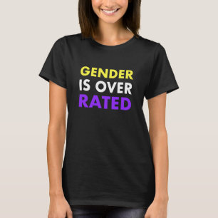 Geslacht is te hoog in verhouding tot niet binair t-shirt