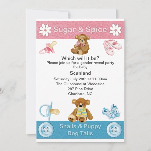 Geslacht Kaart (Voorkant)